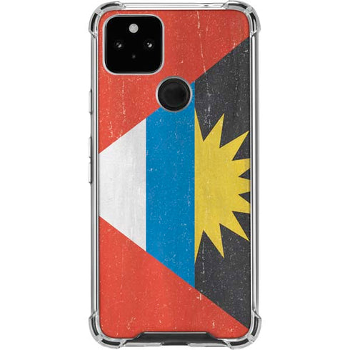 Antigua and Barbuda Flag Distressed Pixel Cases